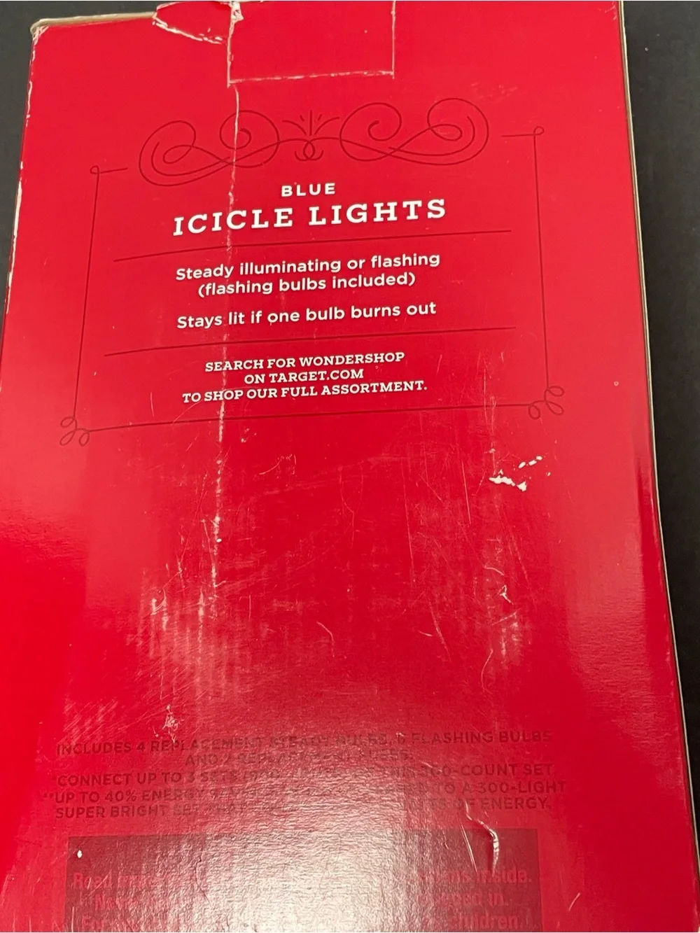 Wondershop Blue Icicle Lights